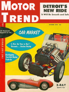 MOTOR TREND 1954 OCT - BUICK SPECIAL, X-RAY, VICTRESS, AMBASSADOR